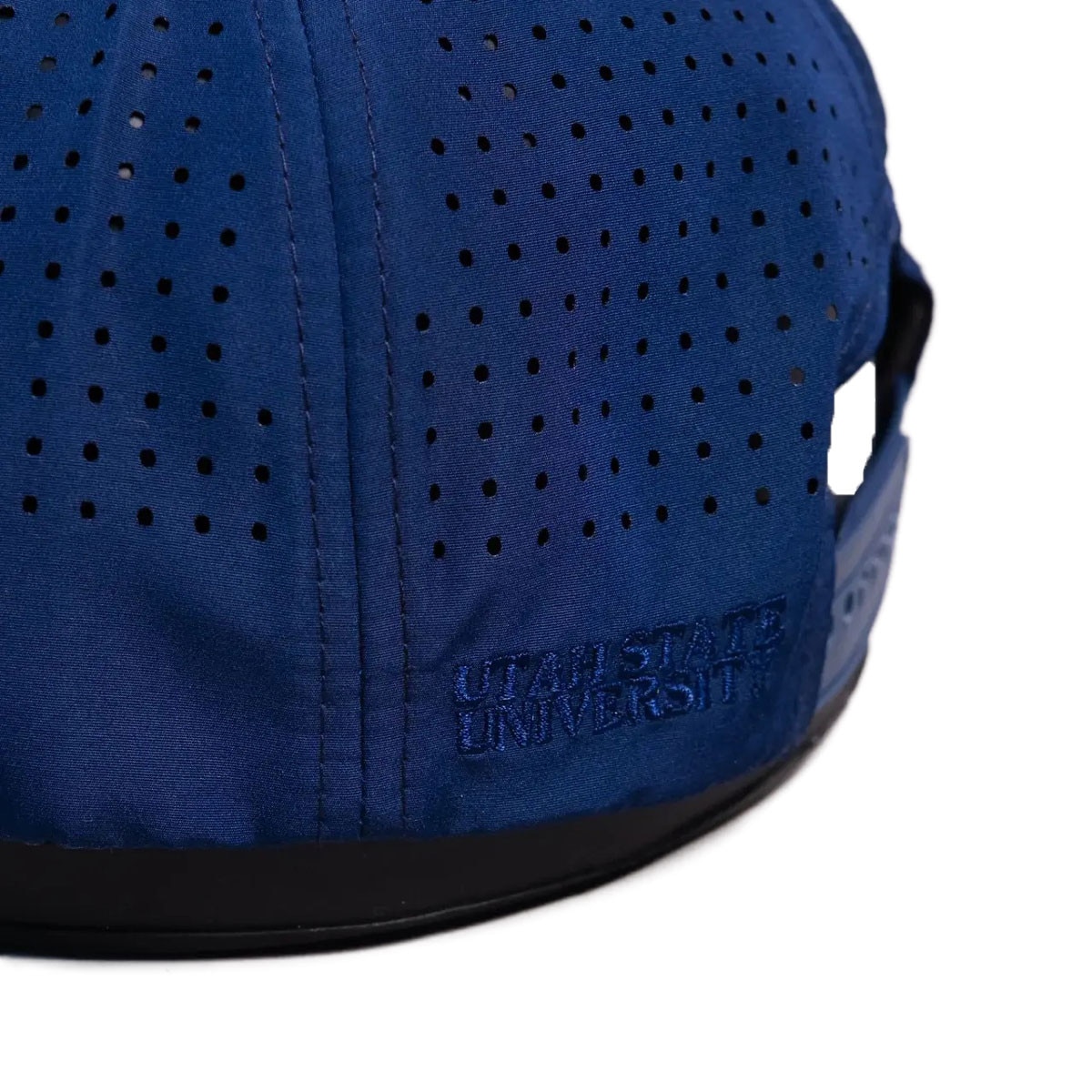 Woodn Grail navy utah state retro bull perforated golf tee holder cap